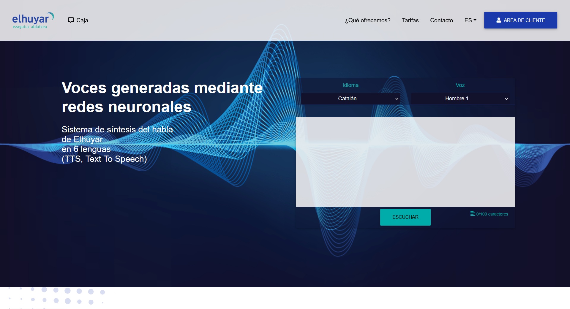 Elhuyar TTS neuronala