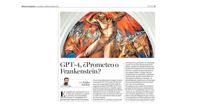 Xabier Saralegi Grupo Noticias