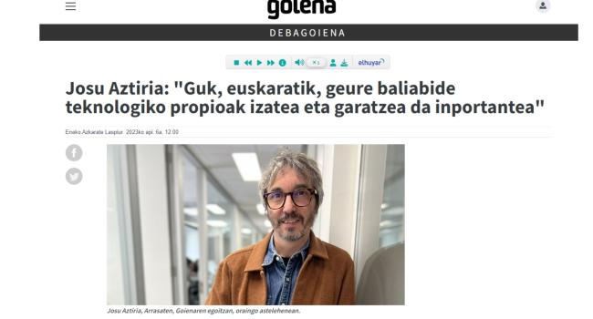 Josu Aztiria Goienan